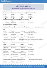 Đề thi học kì 1 Tiếng Anh 8 Right on! - Đề số 5